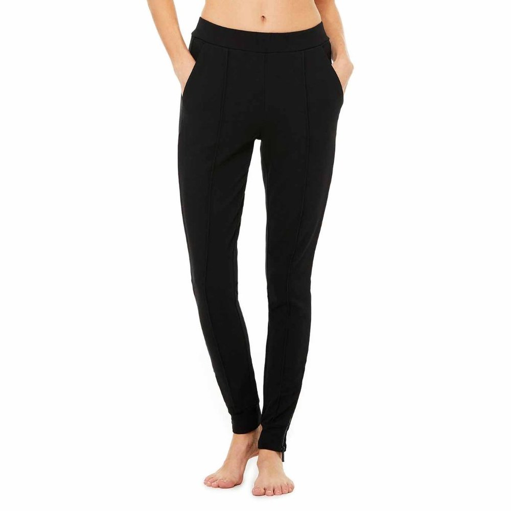 ALO Yoga Black Track Jogger Pants
